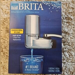 New Open Box Unused Brita Faucet Filtration System